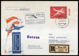 1958, Österreich, ANK 10, Brief - Oblitérations Mécaniques