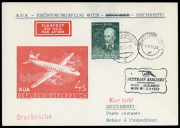 1959, Österreich, ANK 20, Brief - Mechanische Afstempelingen