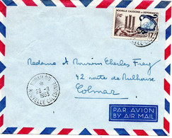 61504 - Neukaledonien - 1963 - 17F FAO EF A LpBf HOHAILOU -> Frankreich - Lettres & Documents