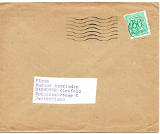61510 - Belgien - 1958 - 80c Wappen EF A DrucksBf ANTWERPEN -> Westdeutschland - Brieven En Documenten