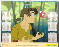 CALENDRIER ALMANACH LAVIGNE 2003 PAS DE CALAIS - TREASURE PLANET, LA PLANETE AU TRESOR  ( DISNEY ) A VOIR - Grand Format : 2001-...