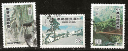 Taiwan 1980 N°Y.T. : 1267 à 1269 Obl. - Usados