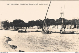 EGYPTE ISMAILIA CANAL D'EAU DOUCE TBE - Ismaïlia