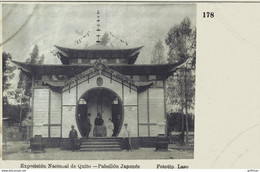 EQUATEUR ECUADOR EXPOSICION NACIONAL DE QUITO 1909 PABELLON JAPONES - Ecuador