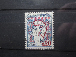 VEND BEAU TIMBRE DE FRANCE N° 1282 , OBLITERATION " ST-JEAN DE LUZ " !!! - 1961 Marianne Of Cocteau