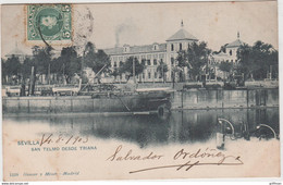 SEVILLA SAN TELMO DESDE TRIANA PRECURSEUR 1903 TBE - Sevilla