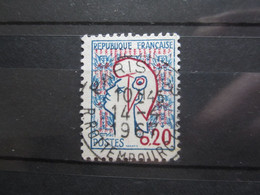 VEND BEAU TIMBRE DE FRANCE N° 1282 , OBLITERATION " PARIS - R.ROTTEMBOURG " !!! - 1961 Marianne De Cocteau