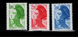 - FRANCE - 1985 - YT N° 2375 / 2377 - ** - Libertés Delacroix - TB - Unused Stamps