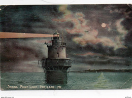 SPRING POINT LIGHT PORTLAND ME 1911 - Portland