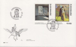 1997. DANMARK. Paintings Complete Set On FDC 18.9.97.  (Michel 1164-1165) - JF433950 - Lettres & Documents