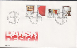 1997. DANMARK. Danish Design Complete Set On FDC 6.11.97.  (Michel 1166-1169) - JF433951 - Cartas & Documentos