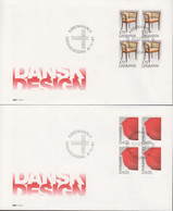 1997. DANMARK. Danish Design Complete Set In 4-blocks On FDC 6.11.97.  (Michel 1166-1169) - JF433952 - Cartas & Documentos