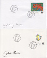 1998. DANMARK. Art Complete Set On FDC 15.10.98.  (Michel 1191-1194) - JF433963 - Brieven En Documenten