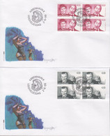 1999. DANMARK. Danish Revue Complete Set In 4-blocks On FDC 2 6 99.  (Michel 1215-1218) - JF433973 - Brieven En Documenten