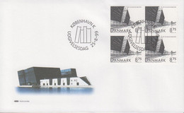 1999. DANMARK. DET KONGELIGE BIBLIOTEK In 4-blocks On FDC 25.8.99.  (Michel 1222) - JF433975 - Covers & Documents