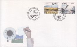 2004. DANMARK. EUROPA Complete Set On FDC 9.6.2004.  (Michel 1375-1376) - JF434041 - Lettres & Documents