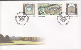 2004. DANMARK. FREDERIKSBERG SLOT Complete Set On FDC 14.5.2004.  (Michel 1371-1373) - JF434044 - Covers & Documents