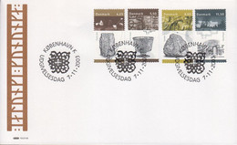 2003. DANMARK. JELLING Complete Set On FDC 7.11.2003.  (Michel 1350-1353) - JF434049 - Covers & Documents