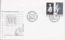 2003. DANMARK. EUROPA Placat Complete Set On FDC 14.5.2003.  (Michel 1341-1342) - JF434053 - Cartas & Documentos