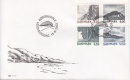 2002. DANMARK. LANDSCAPES Complete Set On FDC 15.5.2002.  (Michel 1306-1309) - JF434065 - Cartas & Documentos