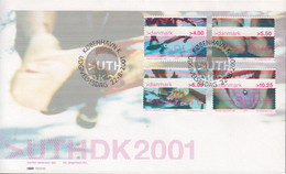 2001. DANMARK. Youth Culture Complete Set On FDC 22.8.2001.  (Michel 1281-1284) - JF434073 - Covers & Documents