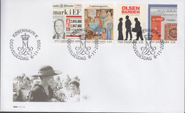 2000. DANMARK. Key Moments In The 20th Cent. Complete Set On FDC 8.11.2000.  (Michel 1263-1266) - JF434079 - Cartas & Documentos