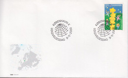 2000. DANMARK. EUROPA On FDC 9.5.2000.  (Michel 1252) - JF434085 - Lettres & Documents