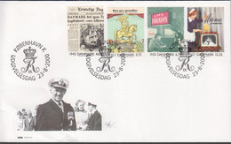 2000. DANMARK. Key Moments In The 20th Cent. Complete Set On FDC 23.8.2000.  (Michel 1255-1258) - JF434086 - Covers & Documents
