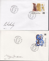 1998. DANMARK. Art Complete Set On FDC 15.10.98.  (Michel 1191-1192) - JF434088 - Brieven En Documenten