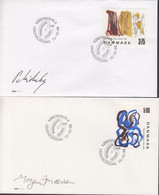 1998. DANMARK. Art Complete Set On FDC 15.10.98.  (Michel 1191-1192) - JF434088 - Covers & Documents