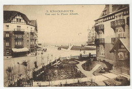 CPA-KNOCKE-ZOUTE " Vue Sur La Place Albert " - Knokke