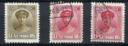 LUXEMBOURG 1921-22: Lot De Neuf* Et Obl. CAD - 1921-27 Charlotte Voorzijde