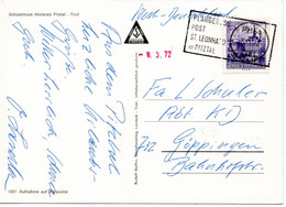 61531 - Oesterreich - 1972 - S2,50 Bauten EF A AnsKte PHSt PLANGEROSS POST ST.LEONHARD ... -> Westdeutschland - Storia Postale