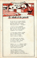 Papier Publicitaire Les Fables De Nestlé La Chatte Et Les Piverts Cat Gatto En B.Etat - Publicités