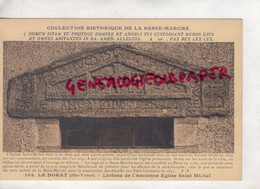 Delcampe - 87- LE DORAT - LINTEAU DE L' ANCIENNE EGLISE SAINT MICHEL- COLLECTION BASSE MARCHE - Le Dorat