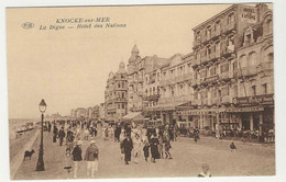 CPA-KNOCKE -SUR-MER " La Digue-Hôtel Des Nations " - Knokke