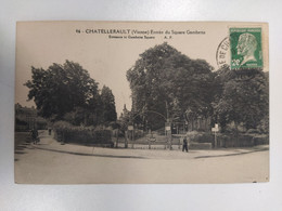 Delcampe - CPA 86 CHATELLERAULT ENTREE DU SQUARE - Chatellerault