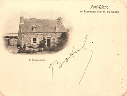 Port Blanc En Penvénan * Villa TI CHANSONNIOU Avec Autographe Dédicace Signature BOTREL Botrel * Villa VILLA - Penvénan