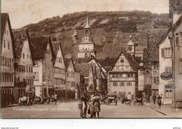 KUNZELSAU MARKTPLATZ MIT RATHAUS - Kuenzelsau