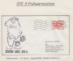 USA DYE 3  Early Warning System Cover Signature Station Chief Ca Stromfjord  29.12.1976 (EW162B) - Polar Flights