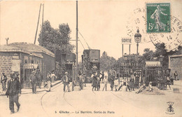 92-CLICHY- LA BARRIERE-SORTIE DE PARIS - Clichy