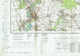 Institut Géographique Militaire Be - "ANTOING-LEUZE" - N° 37/7-8 - Edition: 1964 - Echelle 1/25.000 - Cartes Topographiques