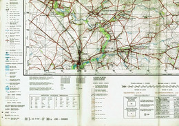 Institut Géographique Militaire Be - "LENS-SOIGNIES" - N° 38/7-8 - Edition: 1963 - Echelle 1/25.000 - Cartes Topographiques