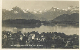 Vordermeggen Mit Den Alpen Schweiz 1935 - Meggen