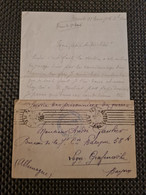 LETTRE 1916 SERVICE DES PRISONNIERS DE GUERRE Lager GRAFENWOHR BAYERN  DE PARIS  BARAQUE 58 K - Autres & Non Classés