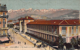 CPA France - 38 - GRENOBLE - Le Lycée Et La Chaîne Des Alpes - LL - Grenoble