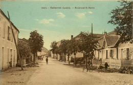 Gabarret * Le Boulevard St Martin * Villageois - Gabarret
