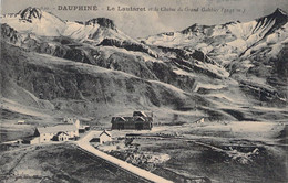 CP France - 38 - LE LAUTARET Et La Chaîne De Grand Galibier - Tampon HOTEL DES GLACIERS - LAUTARET - Autres & Non Classés