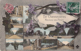 CPA SOUVENIRS DE - CHENNEVIERES - Greetings From...