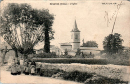 Bésayes Canton Bourg-de-Péage L'Eglise Church Drôme 26300 N°86 Cpa Voyagée En 1907 En B.Etat - Sonstige & Ohne Zuordnung